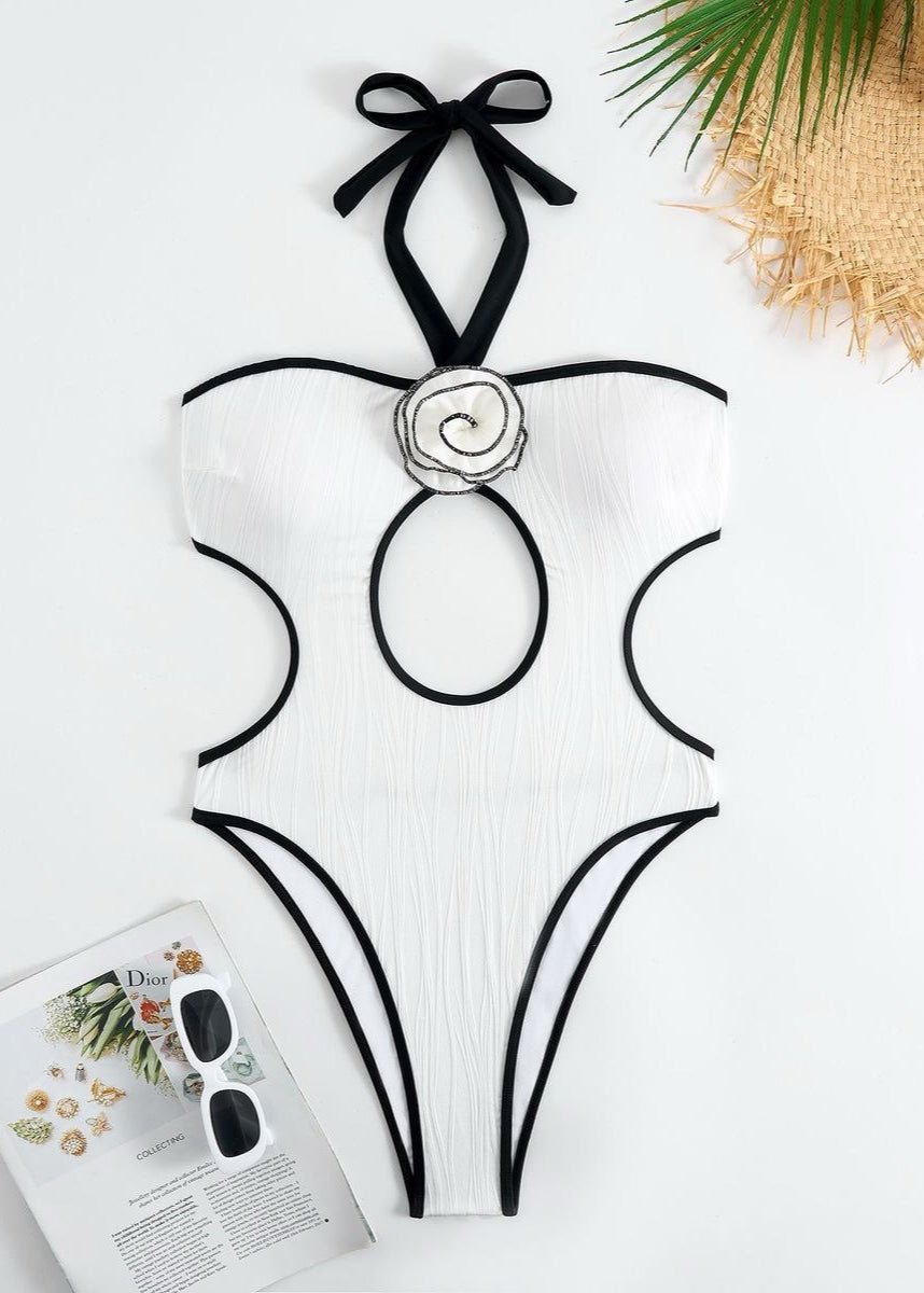 Aurora Petal Cutout One-Piece Swimsuit  GEMMACHIC
