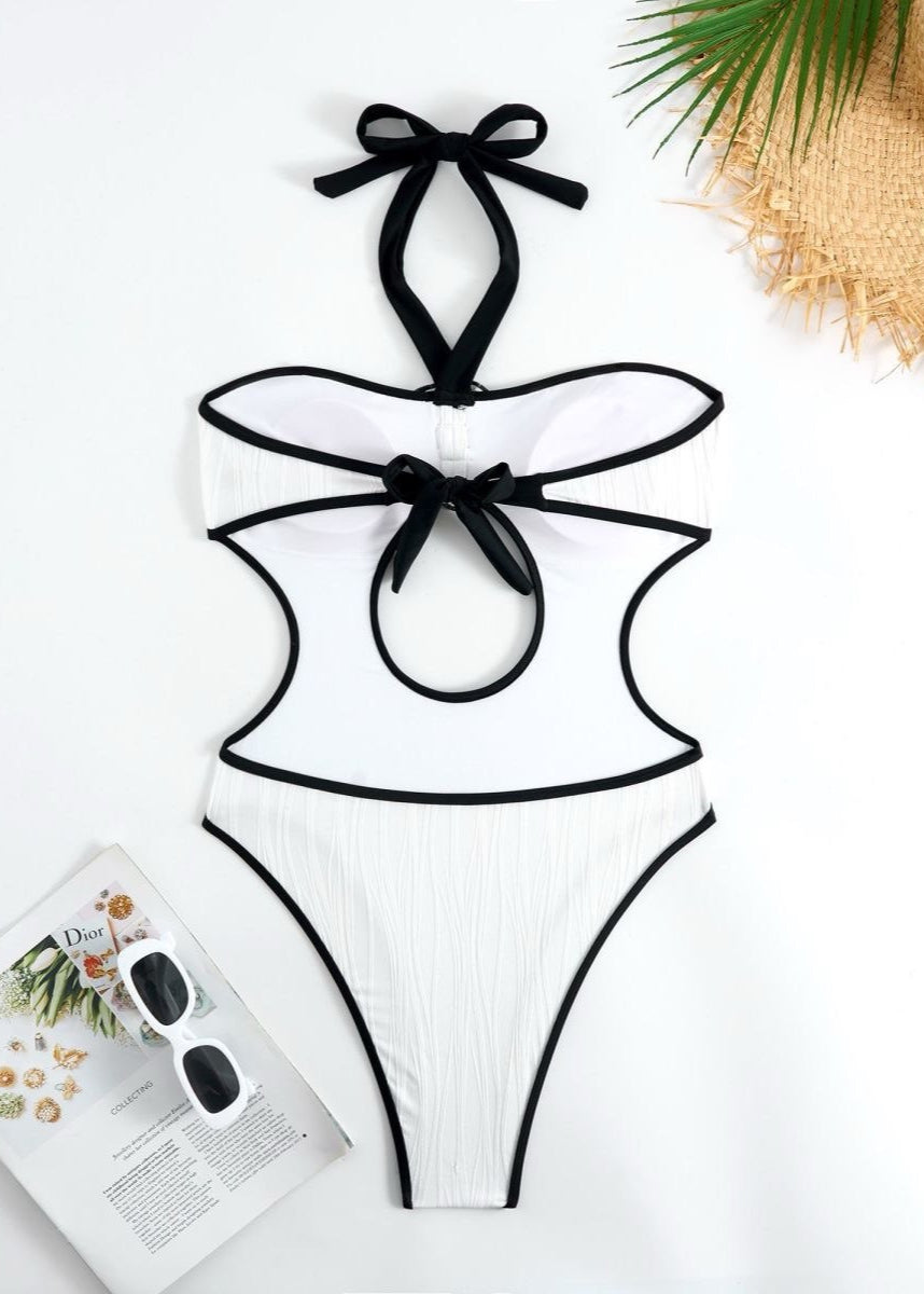 Aurora Petal Cutout One-Piece Swimsuit  GEMMACHIC
