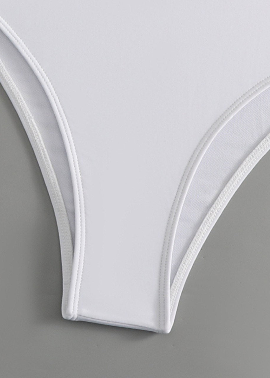 Liora - Cut-Out One Piece Swimsuit with Tie Detail  GEMMACHIC