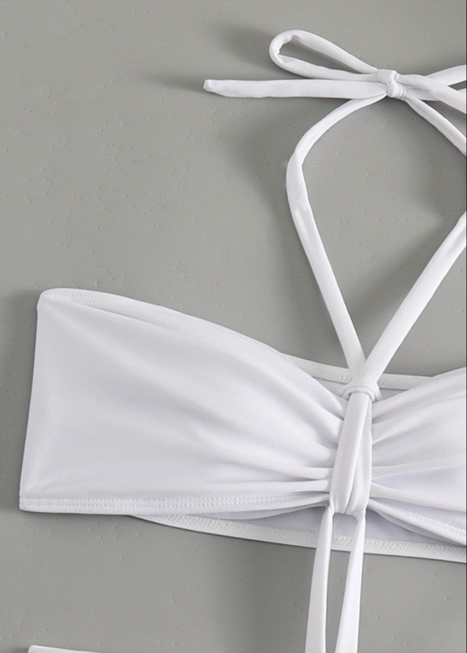 Liora - Cut-Out One Piece Swimsuit with Tie Detail  GEMMACHIC