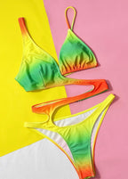 Zuma Cutout Ombre Bikini Set  GEMMACHIC