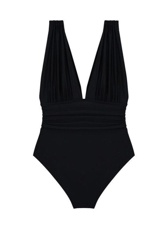 Marina Luxe - Convertible Ruched One Piece Swimsuit  GEMMACHIC