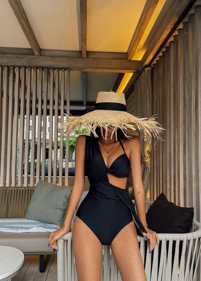 Marina Luxe - Convertible Ruched One Piece Swimsuit  GEMMACHIC