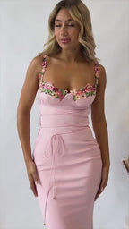 Euphrasia Maxi Dress - Pink