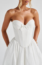 Prim Midi Dress - Ivory  Gemma Chic