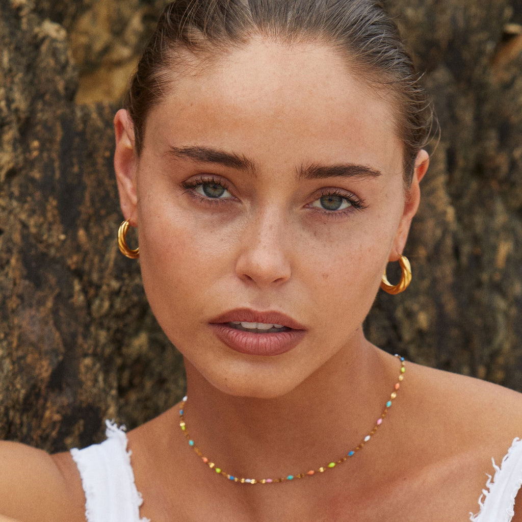 Rainbow Dainty Choker  GEMMACHIC