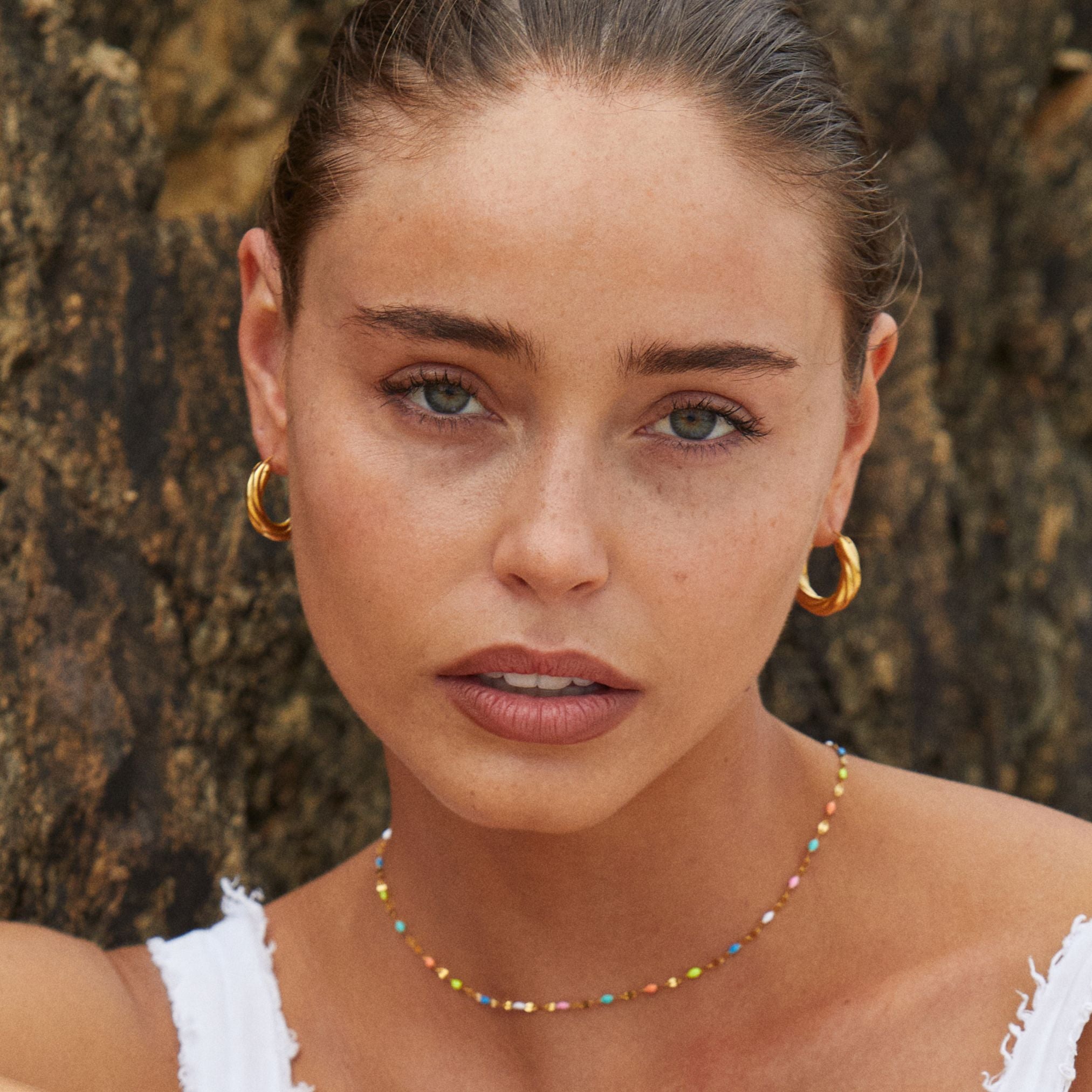 Rainbow Dainty Choker  GEMMACHIC