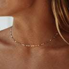 Rainbow Dainty Choker  GEMMACHIC