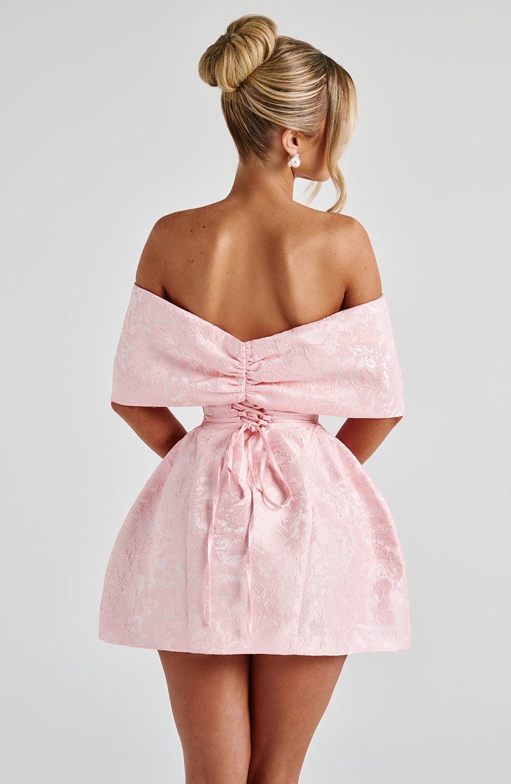 Raquel Mini Dress - Blush  Gemma Chic
