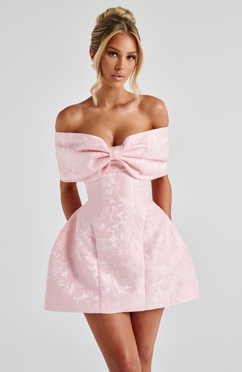 Raquel Mini Dress - Blush  Gemma Chic