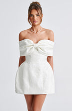 Raquel Mini Dress - Ivory