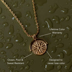 Golden Sun Necklace  GEMMACHIC