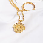 Golden Sun Necklace  GEMMACHIC