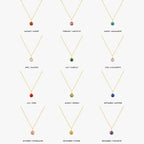 Birthstone Necklace  GEMMACHIC