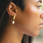 Teardrop Pearl Earrings  GEMMACHIC