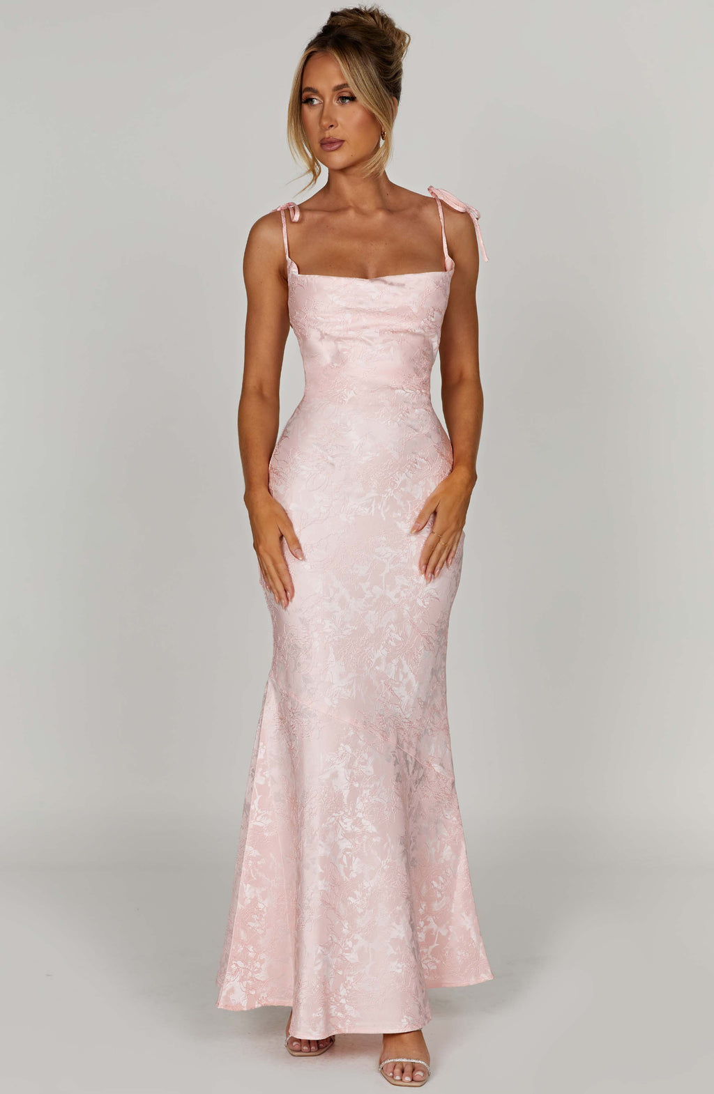 Whitney Maxi Dress - Blush  Gemma Chic