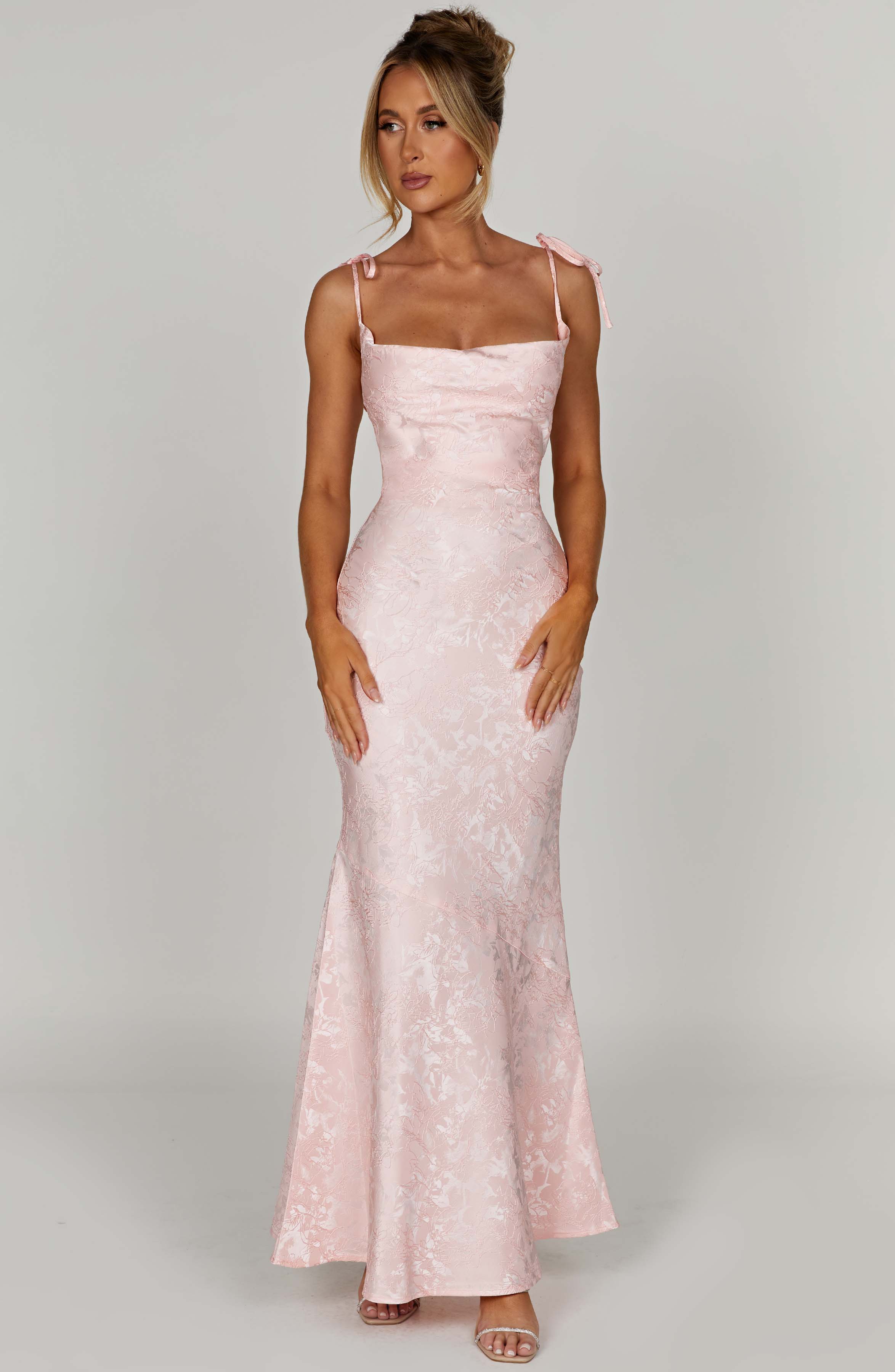 Whitney Maxi Dress - Blush  Gemma Chic