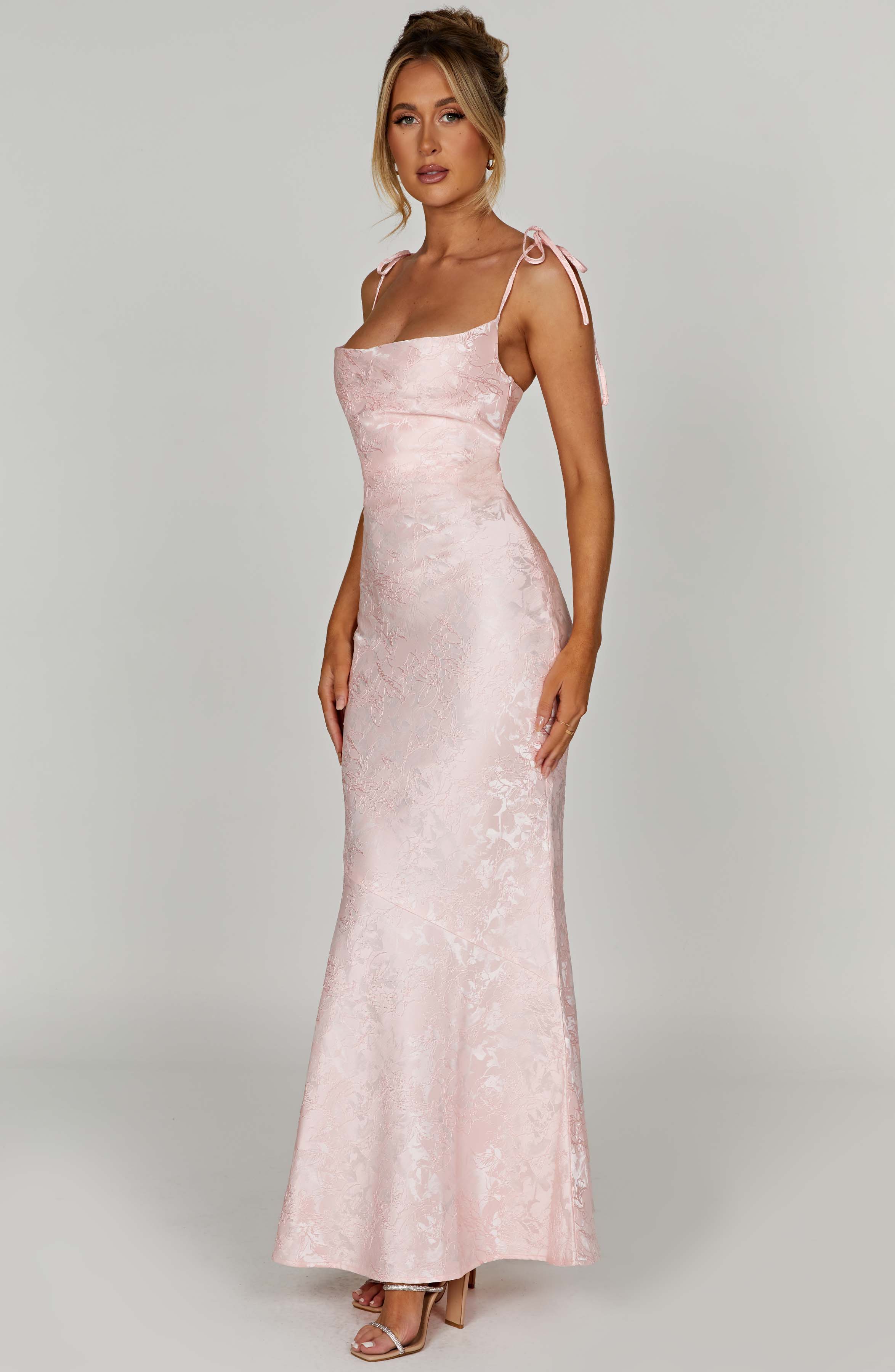 Whitney Maxi Dress - Blush  Gemma Chic