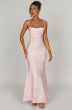 Whitney Maxi Dress - Blush  Gemma Chic