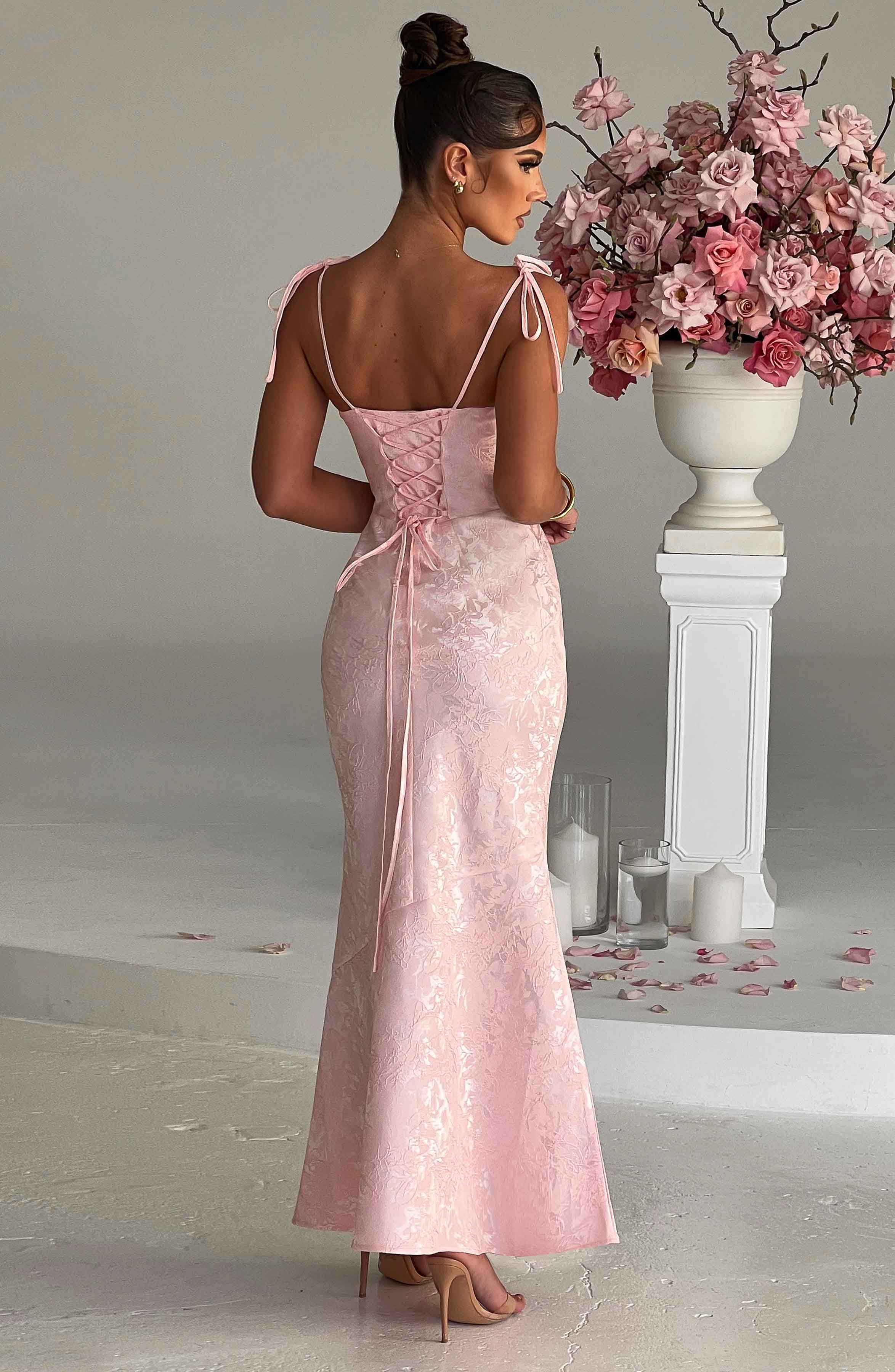Whitney Maxi Dress - Blush  Gemma Chic