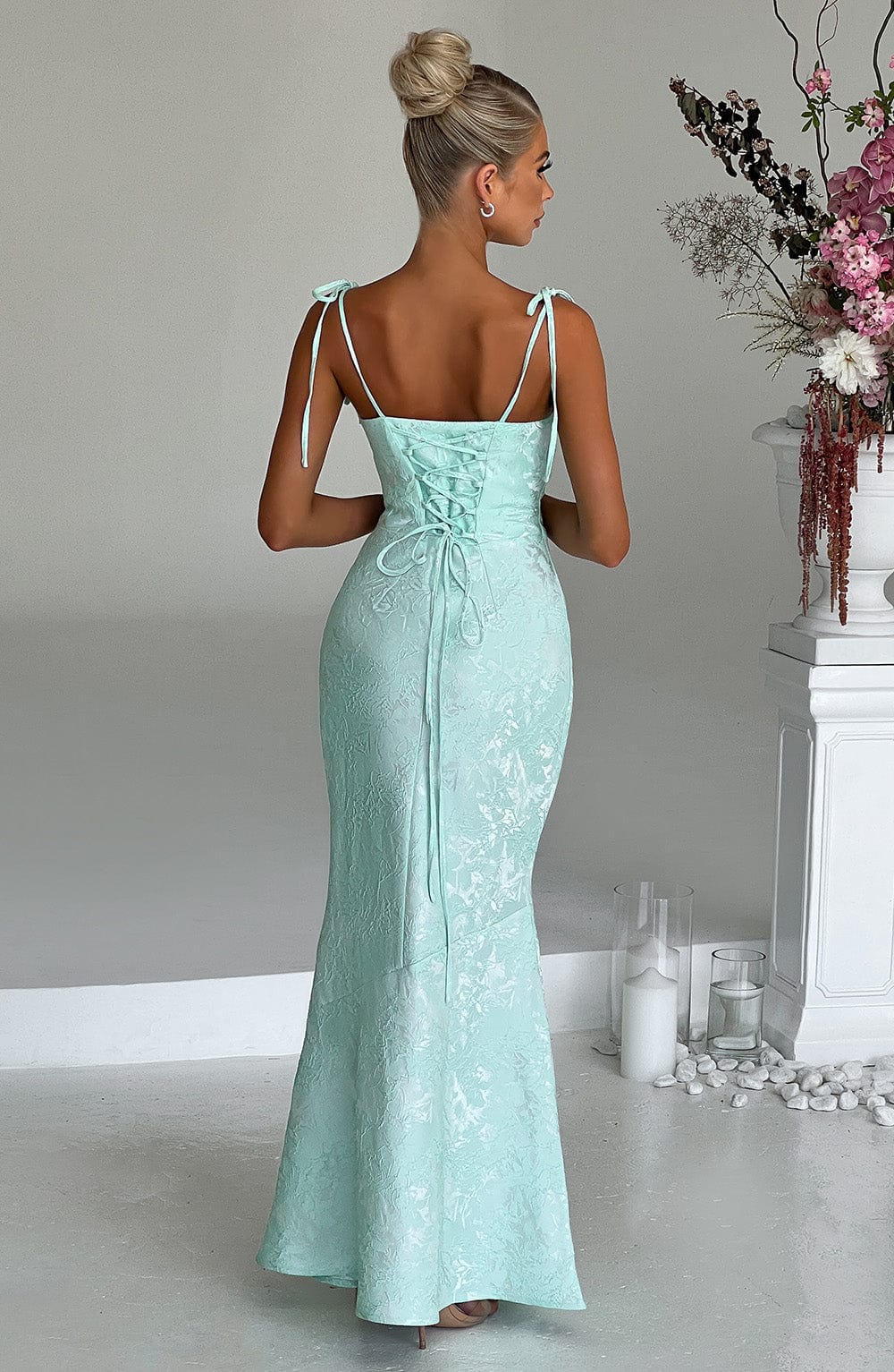 Whitney Maxi Dress - Mint  Gemma Chic