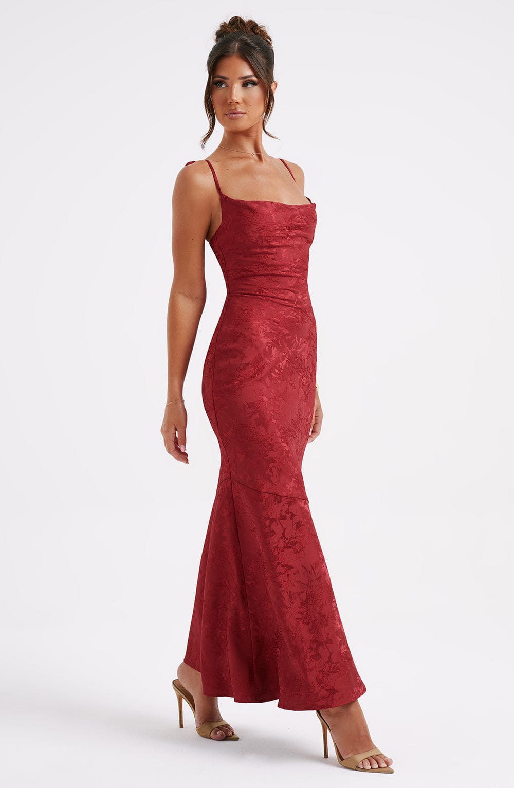 Whitney Maxi Dress - Red  Gemma Chic