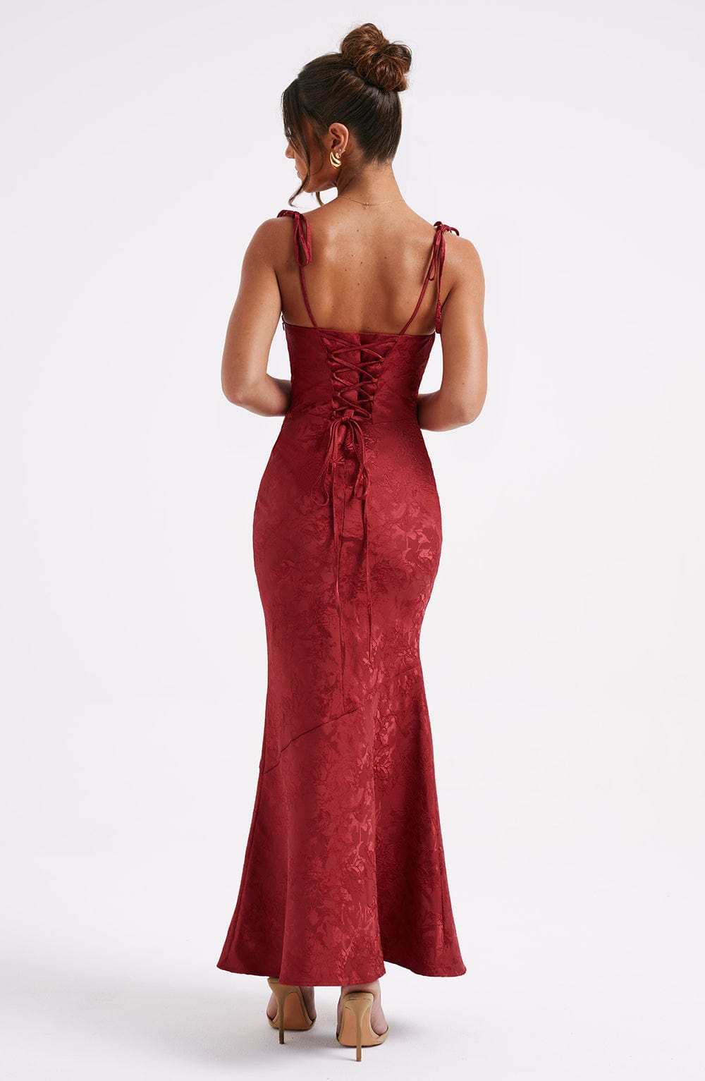 Whitney Maxi Dress - Red  Gemma Chic